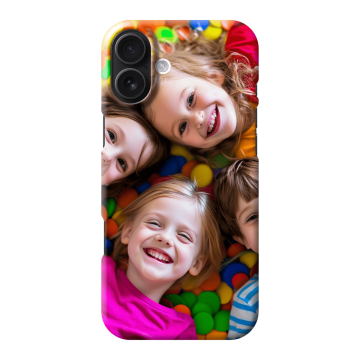 IPhone 16 Plus - Lav dit eget Fuld Print Hard Cover