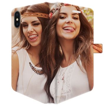 Iphone XS - Lav dit eget Tegnebogs Cover (Fuld Print)