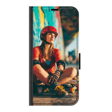 Samsung Galaxy A37 - Lav dit eget Tegnebogs Cover (Front Print)