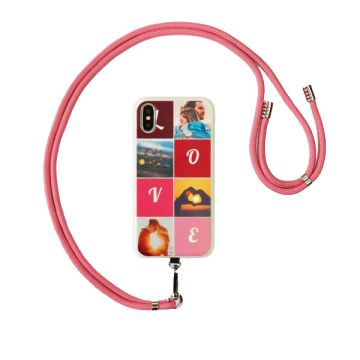 Mobiltelefonkæde - Pink