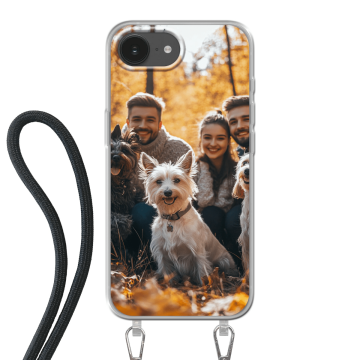 IPhone 16e - Lav dit eget Cover med Snor (Crossbody)