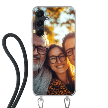 Samsung Galaxy A55 - Lav dit eget Cover med Snor (Crossbody)