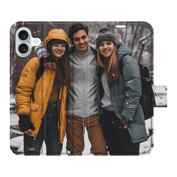 iPhone 16 Plus - Lav dit eget Tegnebogs Cover (Fuld Print)
