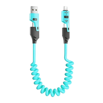 FlexCable 4-in-1 Charging Cable - Blue