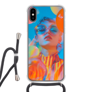 Iphone XS - Lav dit eget Cover med Snor (Crossbody)