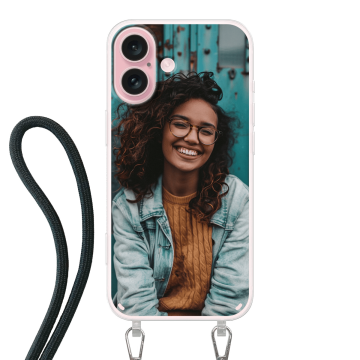 Iphone 16 - Lav dit eget Cover med Snor (Crossbody)