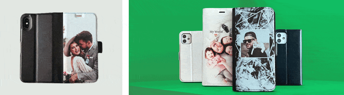 Tegnebogs Cover (Front Print) med personligt tryk